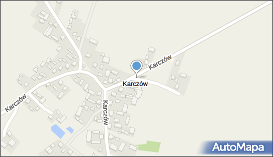 Kapliczka, Figura Świętych, Krzyż, Karczów 45, Karczów 97-525 - Kapliczka, Figura Świętych, Krzyż