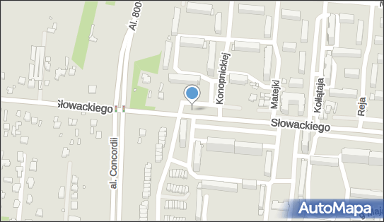 Kapliczka, Figura Świętych, Krzyż, Słowackiego Juliusza 186/188 97-300 - Kapliczka, Figura Świętych, Krzyż