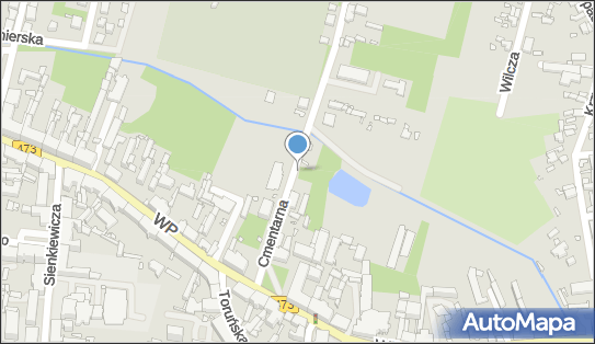 Kapliczka, Figura Świętych, Krzyż, Cmentarna 9 97-300 - Kapliczka, Figura Świętych, Krzyż