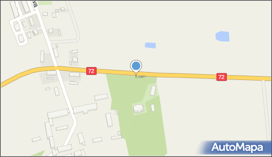 Kapliczka, Figura Świętych, Krzyż, Polna, Rogów-Wieś 95-063 - Kapliczka, Figura Świętych, Krzyż