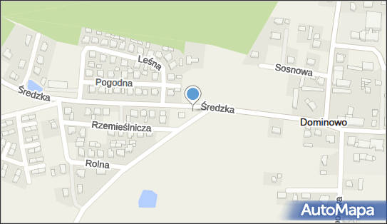 Kapliczka, Figura Świętych, Krzyż, Średzka, Dominowo 63-012 - Kapliczka, Figura Świętych, Krzyż