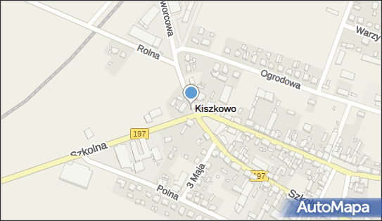 Kapliczka, Figura Świętych, Krzyż, Szkolna197 20, Kiszkowo 62-280 - Kapliczka, Figura Świętych, Krzyż