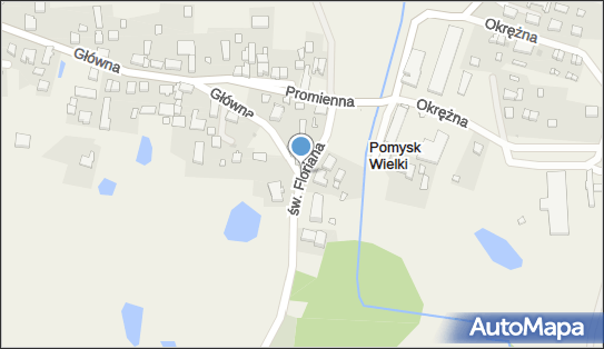 Kapliczka, Figura Świętych, Krzyż, Główna 59, Pomysk Wielki 77-121 - Kapliczka, Figura Świętych, Krzyż