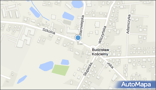 Kapliczka, Figura Świętych, Krzyż, Szkolna 4 62-541 - Kapliczka, Figura Świętych, Krzyż