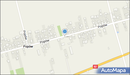 Kapliczka, Figura Świętych, Krzyż, Popów 45, Popów 99-400 - Kapliczka, Figura Świętych, Krzyż