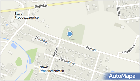 Kapliczka, Figura Świętych, Krzyż, Płocka 8a 09-412 - Kapliczka, Figura Świętych, Krzyż