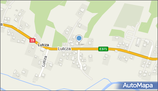 Kapliczka, Figura Świętych, Krzyż, Lutcza - Kapliczka, Figura Świętych, Krzyż