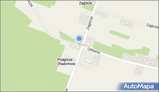 Kapliczka, Figura Świętych, Krzyż, Zagórze 1, Radomice 26-026 - Kapliczka, Figura Świętych, Krzyż