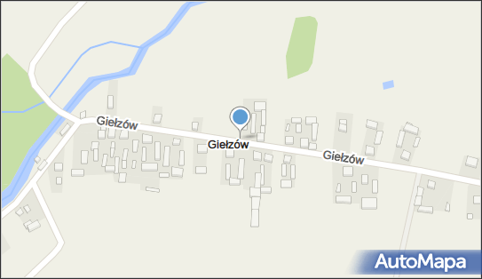 Kapliczka, Figura Świętych, Krzyż, Giełzów 12, Giełzów 26-340 - Kapliczka, Figura Świętych, Krzyż
