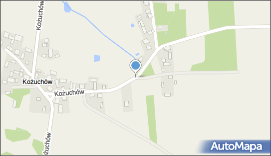 Kapliczka, Figura Świętych, Krzyż, Kożuchów, Kożuchów 26-811 - Kapliczka, Figura Świętych, Krzyż