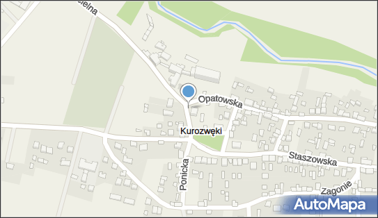 Kapliczka, Figura Świętych, Krzyż, Kościelna 3, Kurozwęki 28-200 - Kapliczka, Figura Świętych, Krzyż