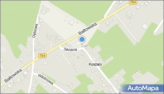 Kapliczka, Figura Świętych, Krzyż, Skośna 1A 27-400 - Kapliczka, Figura Świętych, Krzyż