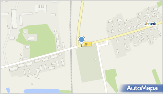 Kapliczka, Figura Świętych, Krzyż, zabytek, CH A/145/51, Uhrusk - Kapliczka, Figura Świętych, Krzyż