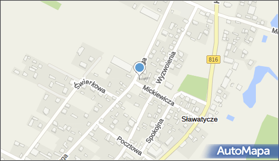 Kapliczka, Figura Świętych, Krzyż, Długa 11, Sławatycze 21-515 - Kapliczka, Figura Świętych, Krzyż
