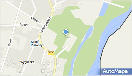 Kapliczka, Figura Świętych, Krzyż, 1 Maja 30, Kodeń 21-509 - Kapliczka, Figura Świętych, Krzyż