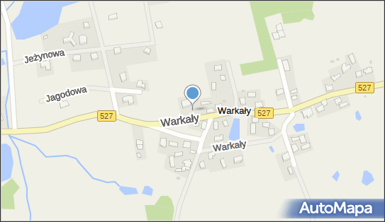 Kapliczka, Figura Świętych, Krzyż, Warkały 49a, Warkały 11-041 - Kapliczka, Figura Świętych, Krzyż