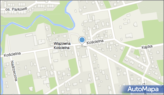 Kapliczka, Figura Świętych, Krzyż, Kościelna 58, Wiązowna 05-462 - Kapliczka, Figura Świętych, Krzyż
