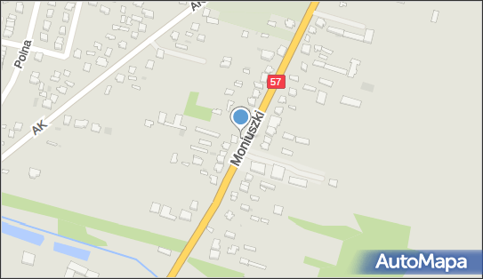 Kapliczka, Figura Świętych, Krzyż, Moniuszki Stanisława57 70 06-200 - Kapliczka, Figura Świętych, Krzyż