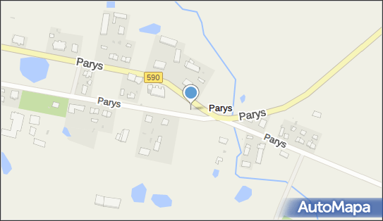 Kapliczka, Figura Świętych, Krzyż, Parys, Parys 11-430 - Kapliczka, Figura Świętych, Krzyż