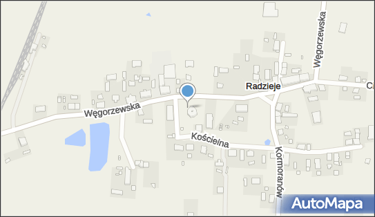 Kapliczka, Figura Świętych, Krzyż, Węgorzewska 17, Radzieje 11-600 - Kapliczka, Figura Świętych, Krzyż