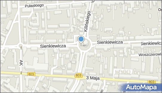 Kapliczka, Figura Świętych, Krzyż, Plac Tysiąclecia 19, Siedlce 08-110 - Kapliczka, Figura Świętych, Krzyż