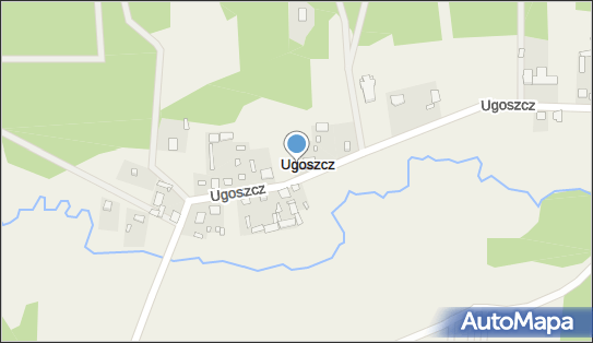 Kapliczka, Figura Świętych, Krzyż, Ugoszcz 18, Ugoszcz 07-106 - Kapliczka, Figura Świętych, Krzyż