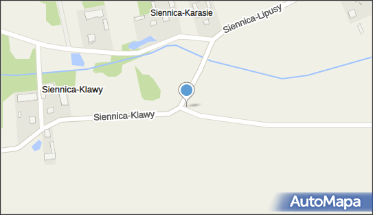 Kapliczka, Figura Świętych, Krzyż, Siennica-Klawy 18-220 - Kapliczka, Figura Świętych, Krzyż