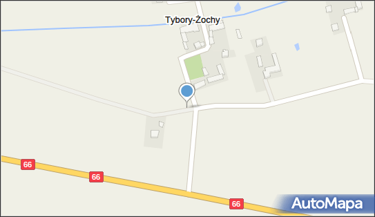 Kapliczka, Figura Świętych, Krzyż, Tybory-Żochy, Tybory-Żochy 18-200 - Kapliczka, Figura Świętych, Krzyż