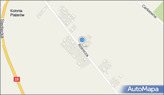 Kapliczka, Figura Świętych, Krzyż, Rolnicza 19, Platerów 08-210 - Kapliczka, Figura Świętych, Krzyż