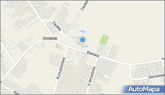 Kapliczka, Figura Świętych, Krzyż, Bielska 6, Grodzisk 17-315 - Kapliczka, Figura Świętych, Krzyż