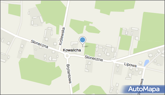 Kapliczka, Figura Świętych, Krzyż, Słoneczna, Kowalicha 05-252 - Kapliczka, Figura Świętych, Krzyż