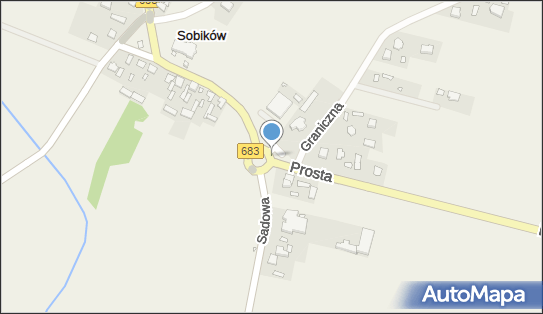 Kapliczka, Figura Świętych, Krzyż, DW 683, Sobików - Kapliczka, Figura Świętych, Krzyż