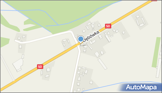 Kapliczka, Figura Świętych, Krzyż, DK 50, Dębówka - Kapliczka, Figura Świętych, Krzyż