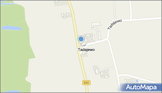 Kapliczka, Figura Świętych, Krzyż, DW 560, Tadajewo - Kapliczka, Figura Świętych, Krzyż