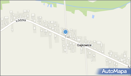 Kapliczka, Figura Świętych, Krzyż, Łódzka, Gajkowice 97-310 - Kapliczka, Figura Świętych, Krzyż