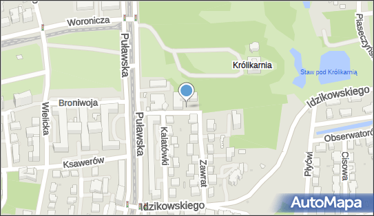 Kapliczka, Figura Świętych, Krzyż, Zawrat, Warszawa 02-702 - Kapliczka, Figura Świętych, Krzyż