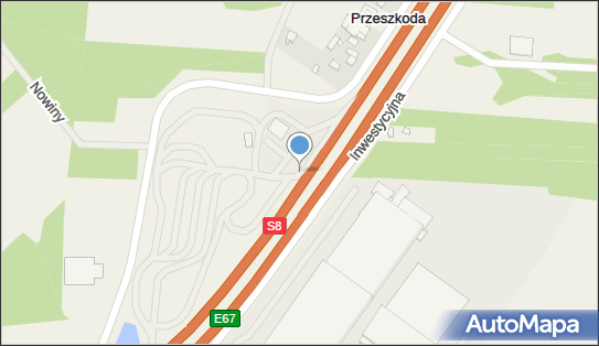 Kapliczka, Figura Świętych, Krzyż, DK E678, Przeszkoda - Kapliczka, Figura Świętych, Krzyż