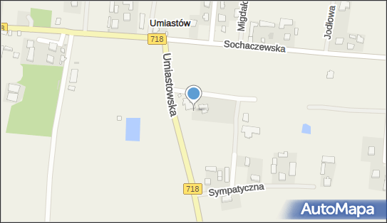 Kapliczka, Figura Świętych, Krzyż, DW 718, Umiastów - Kapliczka, Figura Świętych, Krzyż