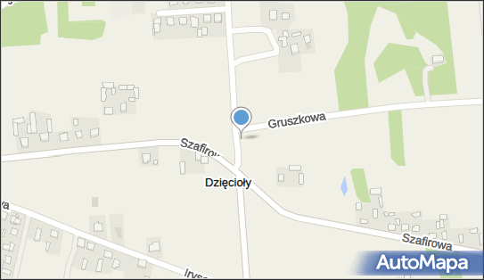 Kapliczka, Figura Świętych, Krzyż, Zawilcowa, Dzięcioły 05-240 - Kapliczka, Figura Świętych, Krzyż