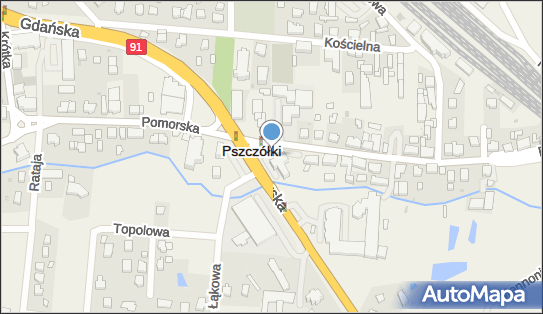 Kapliczka, Figura Świętych, Krzyż, Tczewska 1, Pszczółki 83-032 - Kapliczka, Figura Świętych, Krzyż