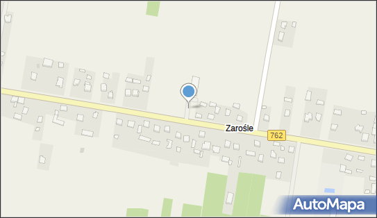 Kapliczka, Figura Świętych, Krzyż, DW 762, Zarośle - Kapliczka, Figura Świętych, Krzyż