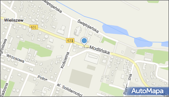 Kapliczka, Figura Świętych, Krzyż, Modlińska631 67, Wieliszew 05-135 - Kapliczka, Figura Świętych, Krzyż
