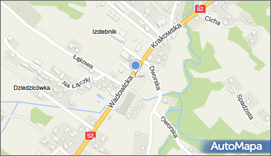 Kapliczka, Figura Świętych, Krzyż, Wadowicka52 3, Izdebnik 34-144 - Kapliczka, Figura Świętych, Krzyż