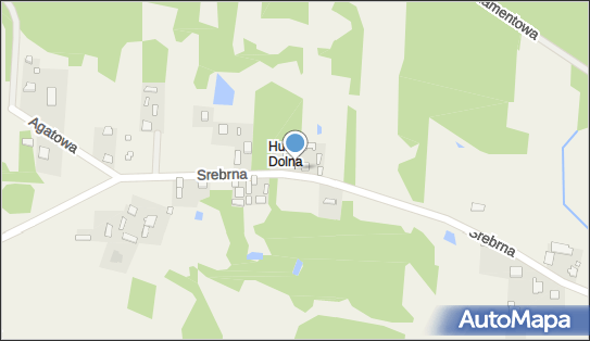 Kapliczka, Figura Świętych, Krzyż, Srebrna, Huta Mazowszańska 26-624 - Kapliczka, Figura Świętych, Krzyż