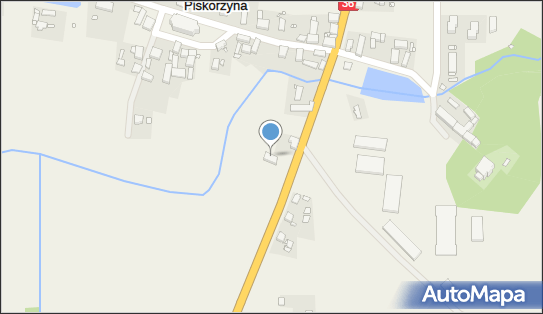Kapliczka, Figura Świętych, Krzyż, przy drodze 36, Piskorzyna - Kapliczka, Figura Świętych, Krzyż