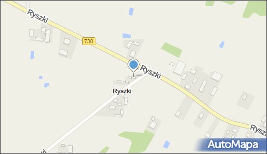 Kapliczka, Figura Świętych, Krzyż, DW 730, Ryszki - Kapliczka, Figura Świętych, Krzyż