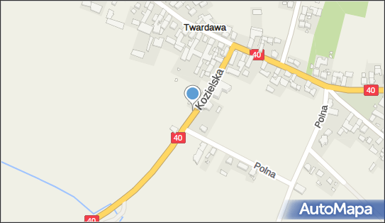 Kapliczka, Figura Świętych, Krzyż, Kozielska40, Twardawa 48-250 - Kapliczka, Figura Świętych, Krzyż