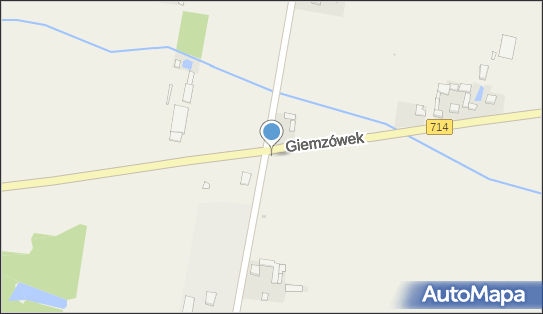 Kapliczka, Figura Świętych, Krzyż, Giemzówek, Giemzówek 95-006 - Kapliczka, Figura Świętych, Krzyż