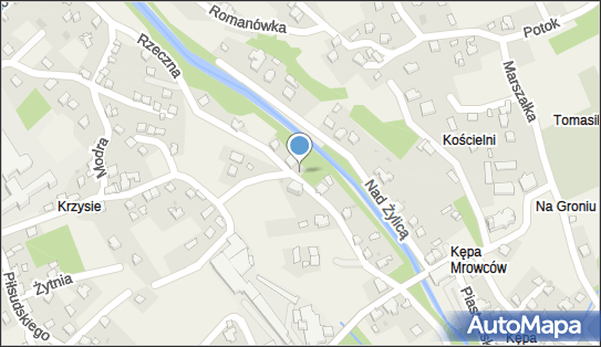 Kapliczka, Figura Świętych, Krzyż, Rzeczna 25, Łodygowice 34-325 - Kapliczka, Figura Świętych, Krzyż