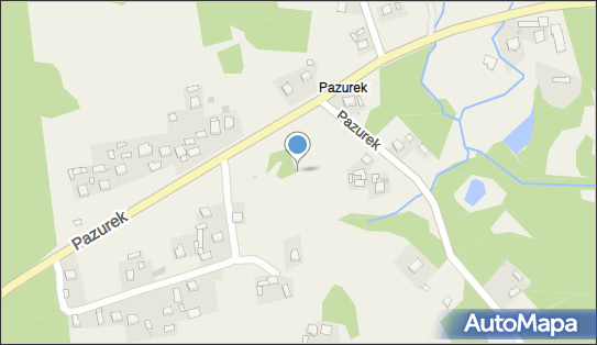 Kapliczka, Figura Świętych, Krzyż, DW 783, Pazurek - Kapliczka, Figura Świętych, Krzyż